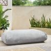 Oceanus Outdoor Water Resistant Fabric Lounger Bean Bag, Charcoal