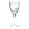 Designer Acrylic Swirl Clear Glasses Set of 4 (12oz), Premium Quality Unbreakable Stemmed Acrylic Glasses for All Purpose Red or White