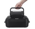 Geek Chef 7 In 1 Smokeless Electric Indoor Grill with Air Fry, Roast, Bake, Portable 2 in 1 Indoor Tabletop Grill & Griddle with Preset Function, Remo