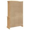 Highboard Corona Honey 44.1"x16.9"x77.2" Solid Wood Pine