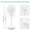 55W remote control Air Circulator Fan White