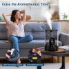 Humidifiers for Bedroom Large Room Home, 5L Ultrasonic Quiet Sleep Mode Cool Mist Humidifier with Essential Oil Tray, Top Fill Humidifier for Plant Ba