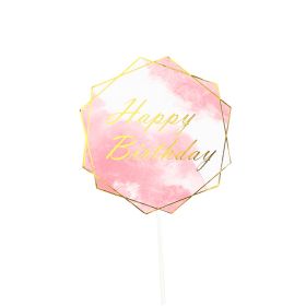 Paper cake decoration (Option: Hexagon)