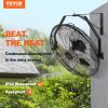 VEVOR Wall Mount Fan, 18 Inch, 3-speed High Velocity Max. 4150 CFM, Waterproof Industrial Wall Fan, Commercial or Residential for Warehouse, Greenhous